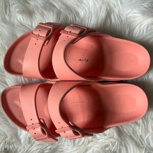 Birkenstock Arizona EVA Sandals in Coral Pink